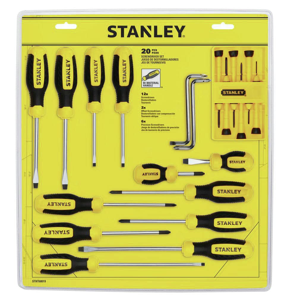 Stanley STHT60019 20-Piece Screwdriver Set Stanley