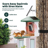 HARYMOR Bird Feeder with Camera with AI Identify Bird Species Solar Panel, Smart Bird House with Cam, Live View, Instant Arrival Alerts, Capture Bird HARYMOR