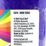 Cra-Z-Art Washable Glitter Paint Bulk Pack 4ct, Assorted Colors 16oz each bottle Cra-Z-Art