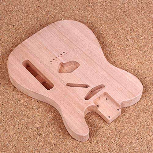Alnicov Unfinished Electric Guitar Body for Fender Telecaster TL Guitar DIY Accessory Mahogany Wood Alnicov