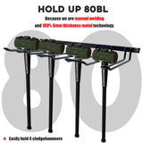 Vikerniel Drill Holder, Power Tool Organizer, Wall Mount 4 Cordless Metal Shelf Holder, Utility Storage Rack for Dewalt Cordless Tools for father day Vikerniel