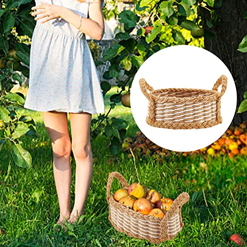 FREEBLOSS 2 Set DIY Woven Basket Kit Macrame Cord Basket Weaving Kit Basket Making Supplies, Suitable for Arts and Crafts Projects and Easter Basket FREEBLOSS