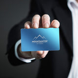 200 Pcs Metal Business Card Blanks, Colorful Aluminum Laser Engraving Blanks Multipurpose Metal Cards Laser Engraving DIY Cards for Circut, CNC, Blavvennt