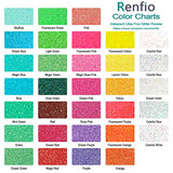 Renfio Iridescent Ultra Fine Glitter Powder Resin Supplies Glitters 1.75 Oz (50g) PET Flake Crafts Sequins 1/128" 0.008" 0.2mm Epoxy Chips Flakes for Renfio