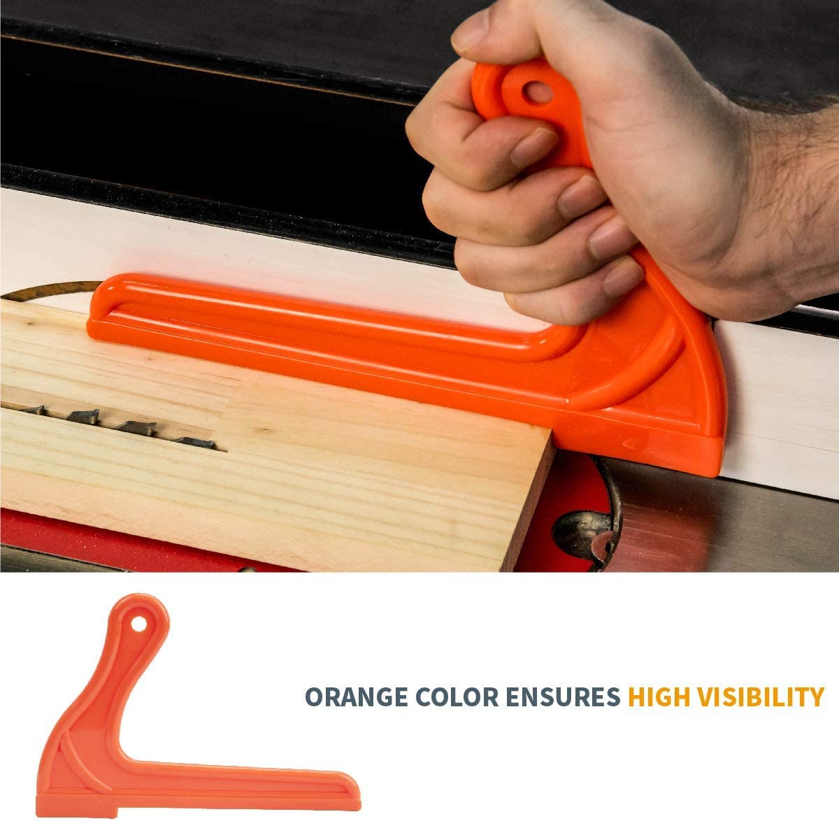 POWERTEC 71718V Safety Kit with Deluxe Featherboard for Use On Table Saws, Router Tables, Jointers and Band Saws, 1 Set POWERTEC