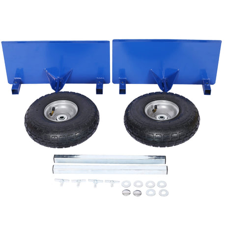Heavy Duty Panel Dolly, Adjustable Door Dollys with Wheels, 2 10" Pneumatic Wheels 600LBS Load Bearing for Drywall Sheet Heavy Appliance & Material pouseayar