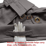 Sturdy Thick Professional Artist Apron, Cross Back + Fasten/Quick Release Buckle + 6 Pockets with 1 Zipper Pocket + 2 Towel Loops For Artist Kitchen, Aiden Brothers