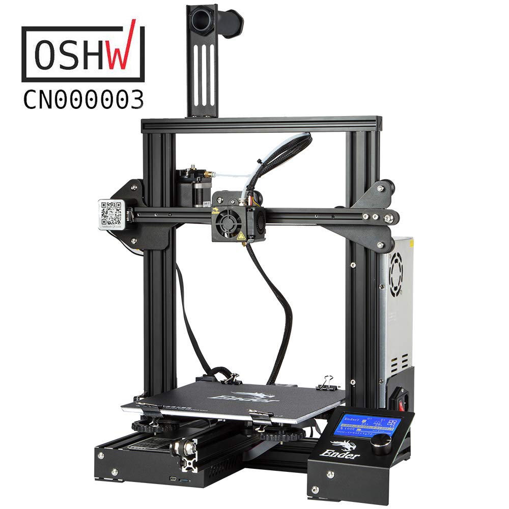 Official Creality Ender 3 3D Printer Fully Open Source with Resume Printing Function DIY 3D Printers Printing Size 8.66x8.66x9.84 inch Comgrow