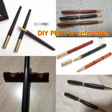 CHENGYIDA 10-Pack 15x1.2cm African Blackwood Ebony Dowel Pins Wood Lumber Turning Blanks Pen Making Round Stick Pen Make Blanks Wood Handle CHENGYIDA