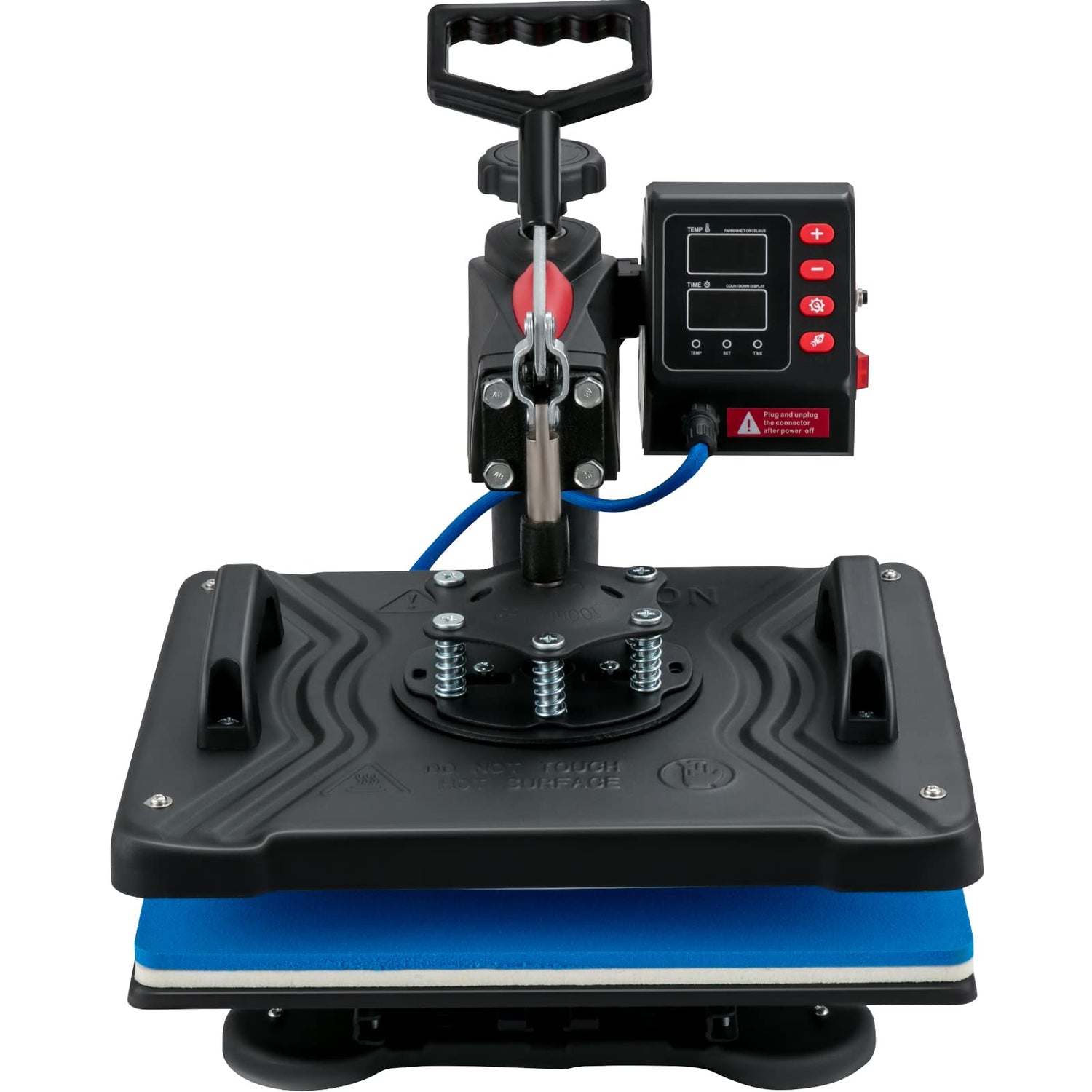 VEVOR Heat Press, 5 in 1 Heat Press 12x15 Machine Machine, Digital Precise Temperature Control, Clamshell Sublimation Transfer Printer Fast Heat-up, VEVOR