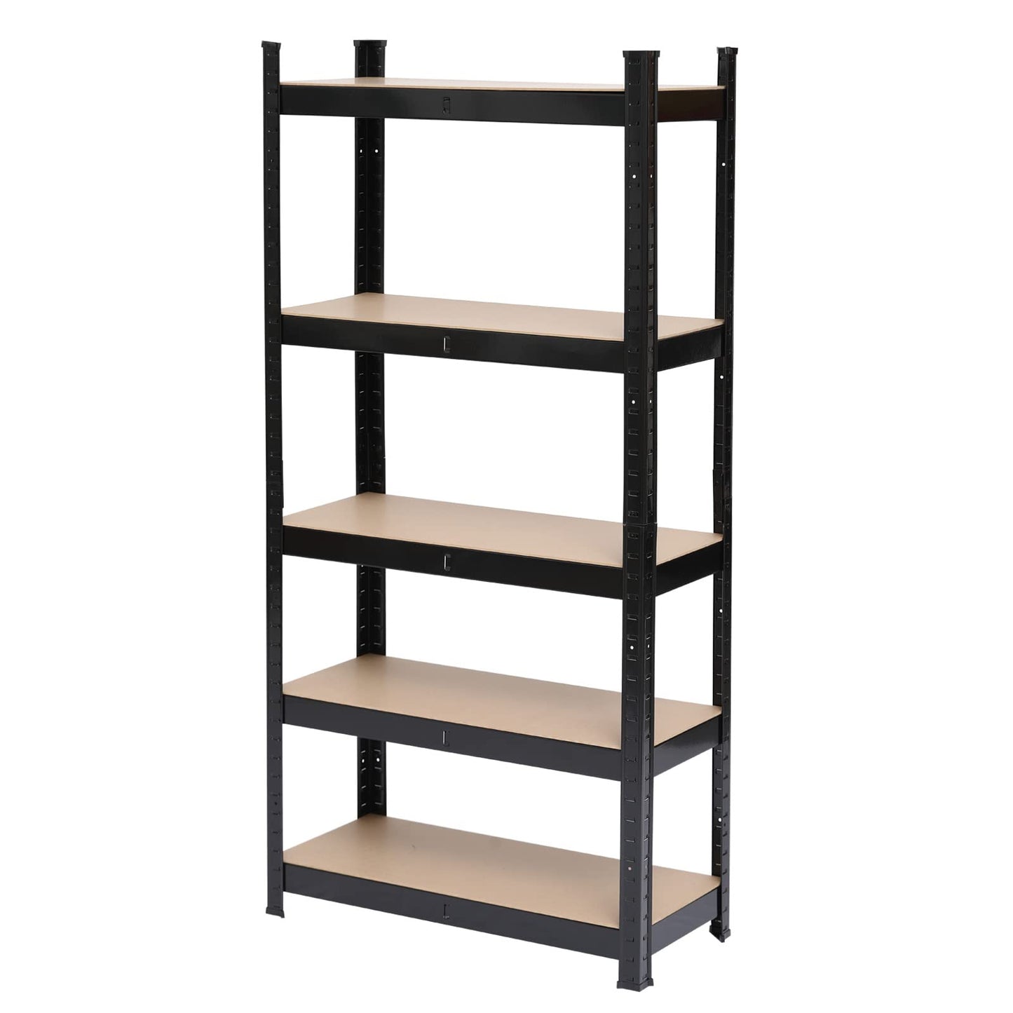 Karl home Garage Shelving Heavy-Duty, 5-Tiers Wide Size Adjustable Metal Shelving Unit Utility Rack Organization for Garage Pantry Basement, - WoodArtSupply