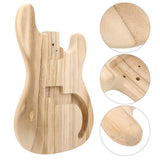 Natudeco Maple Guitar Body, PB Style Pre‑drilled Bass Body DIY Electric Guitar Parts Accessories for DIY Craft Lovers Natudeco