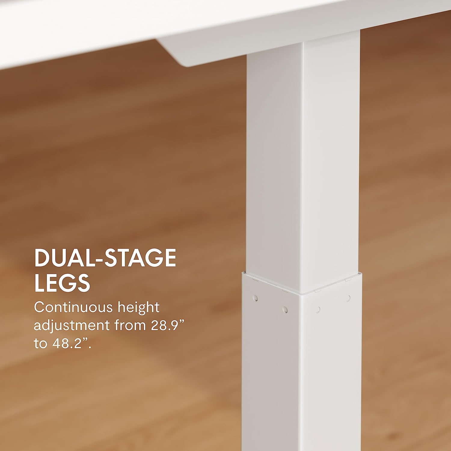 FLEXISPOT Pro Corner Desk Dual Motor L Shaped Computer Electric Standing Desk Sit Stand Up Desk Height Adjustable White Desk Home Office Table with FLEXISPOT