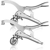 2 Pieces Drill Press Locking Clamp Fix Clamp Drill Press Vise Bench Clamp Woodworking Vise Welding Clamp Drill Press Accessories Press Tool for Peryiter