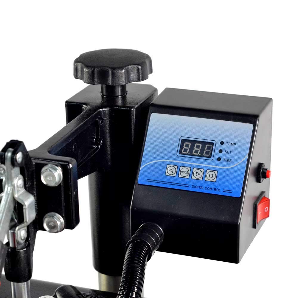 8 in 1 Heat Press Machine Digital Combo Heat Transfer Sublimation Print Machine T-Shirts/Mug/Plate/Cap/Cup Swing Away Heat Transfer Machine (8 in 1 MYSUB