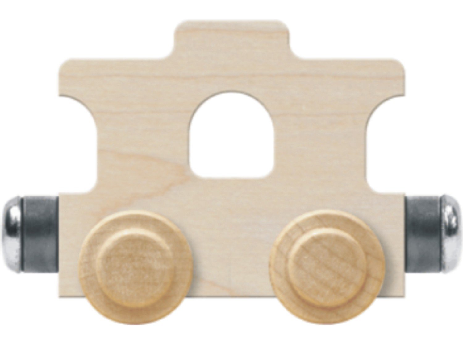 NameTrain Unfinished Caboose - Made in USA Maple Landmark
