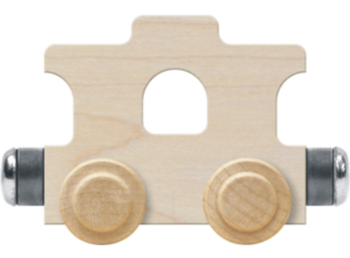 NameTrain Unfinished Caboose - Made in USA Maple Landmark