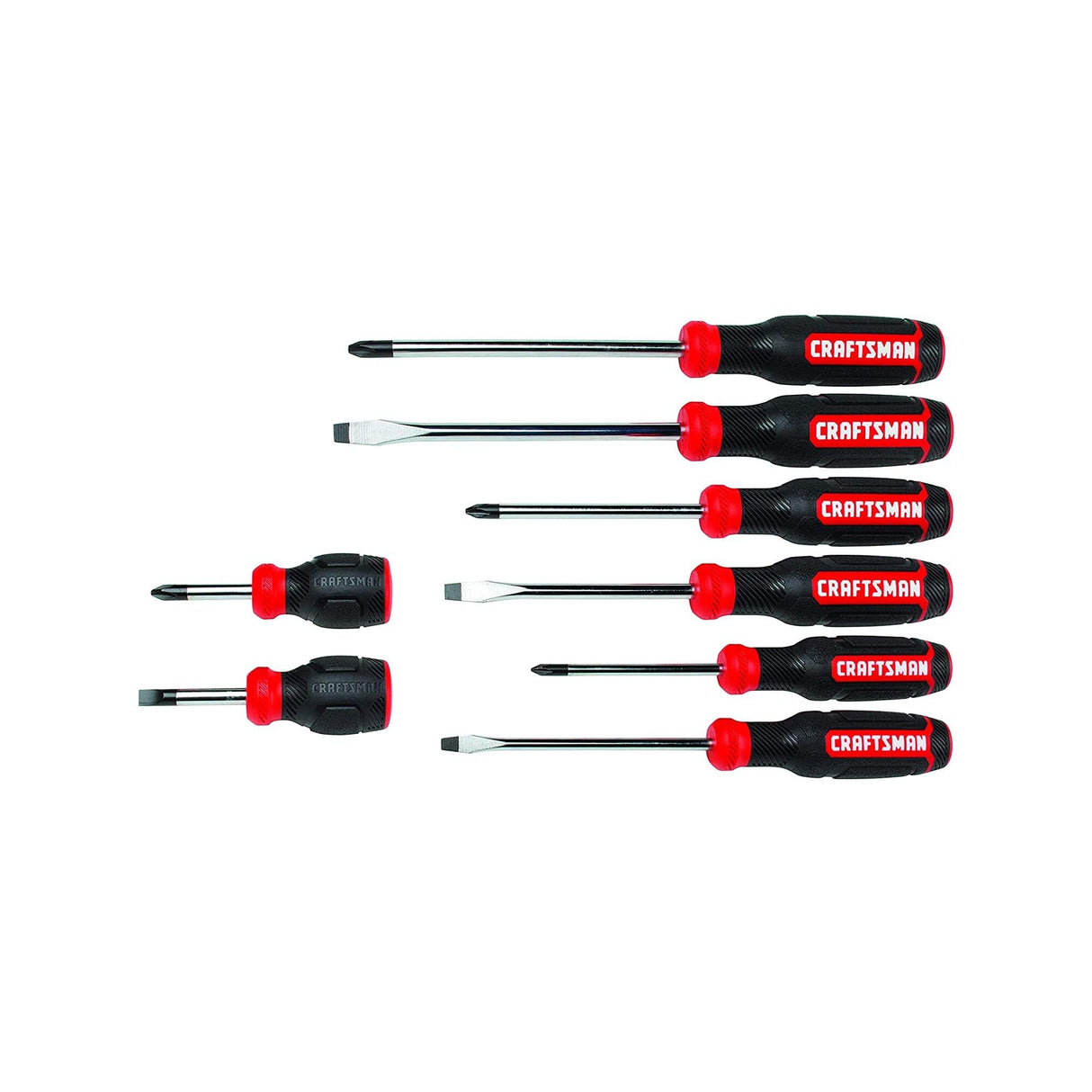 CRAFTSMAN Screwdriver Set, Bi-Material, 8 Piece Set (CMHT65075N) Craftsman