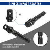 WORKPRO 15 Pieces Impact Bolt & Nut Remover Set, 3/8” Drive Bolt Extractor for Removing Stripped, Damaged, Rounded off and Rusted Bolts & Nuts WORKPRO