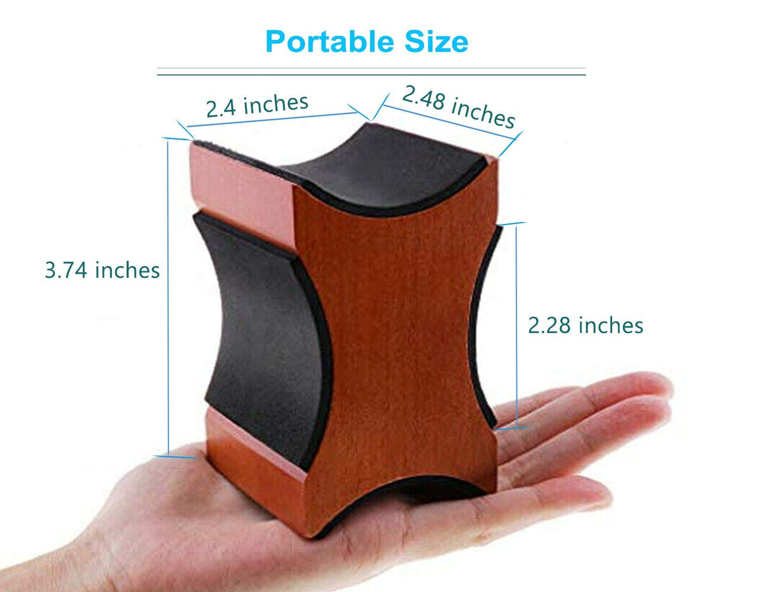 Guitar Neck Rest, Electric Acoustic & Bass Guitar Support Pillow for Changing Strings, String Instrument Wooden Neck Craddle, Luthier Repair Setup LAMSAM