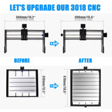 CNC 3018 Pro Upgrade Extension Kit For 3018 To 3040 Compatible For 3018 Pro CNC Engraving Milling Machine Generic