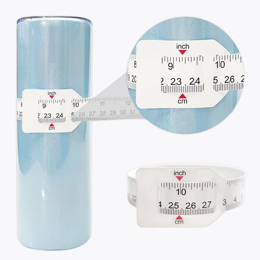 2 Pack Tumbler Width Measurer - Accurately Measure Height and Width of Your Sublimation Tumblers - Perfect for Heat Press Sublimation Blanks -