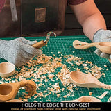 BeaverCraft Hook Knife Wood Carving SK1S Spoon Carving Knife with Leather Sheath - Wood Carving Hook Knife - Spoon Bowl Carving Tools - Wood Carving BeaverCraft