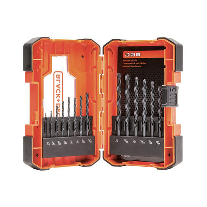 beyond by BLACK+DECKER Drill Bit Set, 14-Piece (BDA14BODDAEV) - WoodArtSupply