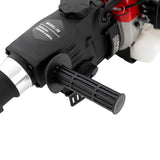 DCEHKR 32.7CC Jack Demolition Hammer 1200W 2-Stroke Gas Powered Jack Hammer with Single Cylinder and Air Cooling, Hammer Drill with 3 x Drills, 1 x DCEHKR