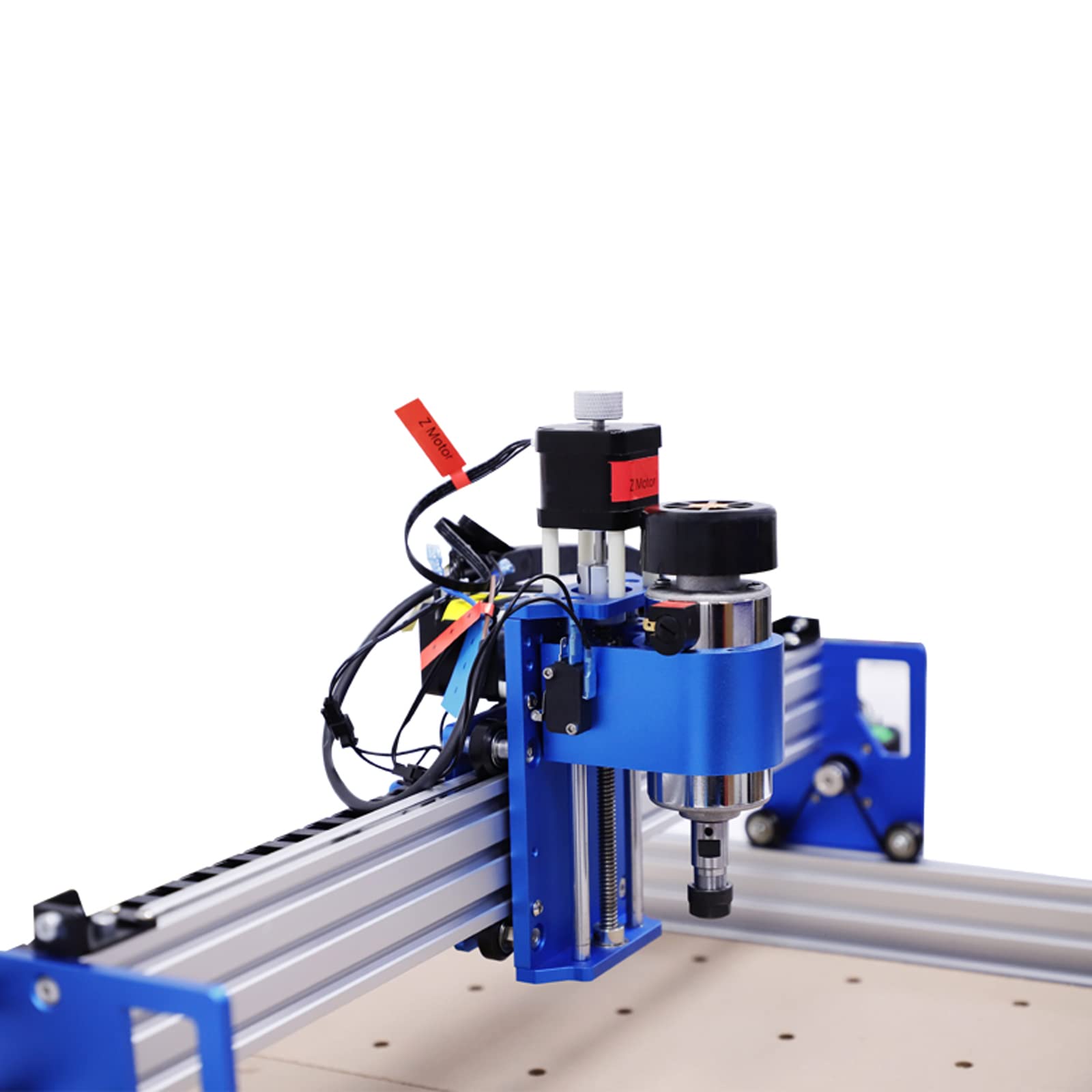 4040 CNC Router Machine, 3 Axis Aluminum Frame Engraving Machine USB Router Engraver Wood Carving Milling Spindle Motor Air Cooling System Two-phase - WoodArtSupply