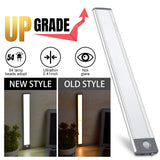 54-LED Motion Sensor Light,Under Counter Closet Lighting, Wireless USB Rechargeable Kitchen Night Lights,Battery Powered ,Uniform Light for LEPOTEC