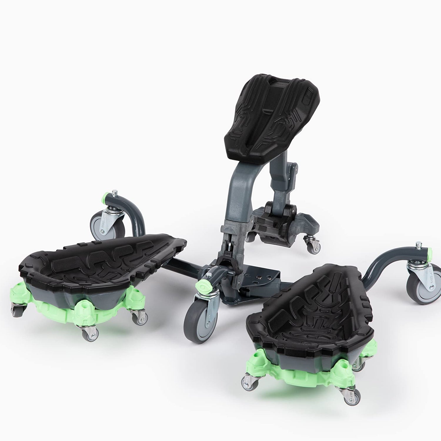 Kneel-It V3 Rolling Knee Pads - Durable Ergonomic Mobile Knee Pads with Seat - 360° Turning Capability, Supports 360 lbs, Compactable, Optimal for Kneel-It