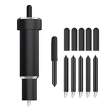 Deep Cut Blade for Cricut Maker 3/Maker/Explore 3/Air 2/Air/One/Venture,60° Deep Point Blade and Housing for Cutting Metallic/Genuine Leather, UTNVBTR