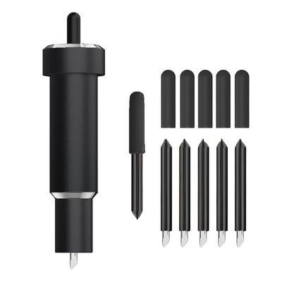 Deep Cut Blade for Cricut Maker 3/Maker/Explore 3/Air 2/Air/One/Venture,60° Deep Point Blade and Housing for Cutting Metallic/Genuine Leather,