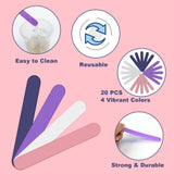 HTVRONT Stir Sticks for Epoxy Resin, 20PCS PVC Mixing Sticks, 4 Colors Reusable Plastic Stirring Sticks for Mixing Resin, Epoxy, Liquid, Paint, HTVRONT