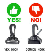 MELOTOUGH Tactical Duty Belt Harness Padded Adjustable Tool Belt Suspenders with Key Chin and Patch, Black(Large) MELOTOUGH