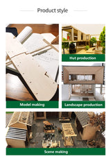 iUoczi 12 Pack Balsa Wood Sheets 1/12 x 4 x 6 Inch Cricut Unfinished Thin Wood Sheets for Crafts Make Models of House Airplane Ship Boat DIY Wooden iUoczi