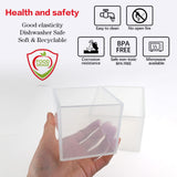 Large Square Resin Molds-Large Cube Silicone Casting Molds for DIY Art Epoxy Resin,Transparent Deep Square Silicone Molds for Resin Casting,4 Inch Sakolla