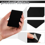 Patelai 24 Pcs Blank Metal Business Cards Thickness 0.5 mm Aluminum Cards Laser Engraving Cards for House Office Customer DIY Gift Plate Cards, 86 x Patelai