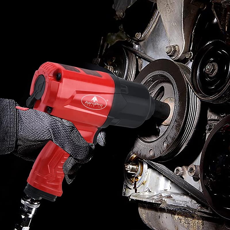 AEROPRO TOOLS 1/2-Inch Aluminum Air Impact Wrench(A398),Twin Hammer with 1000FT-LB Super Torque, Pneumatic Impact Gun, for Auto Repair, Tire Shop AEROPRO TOOLS INC
