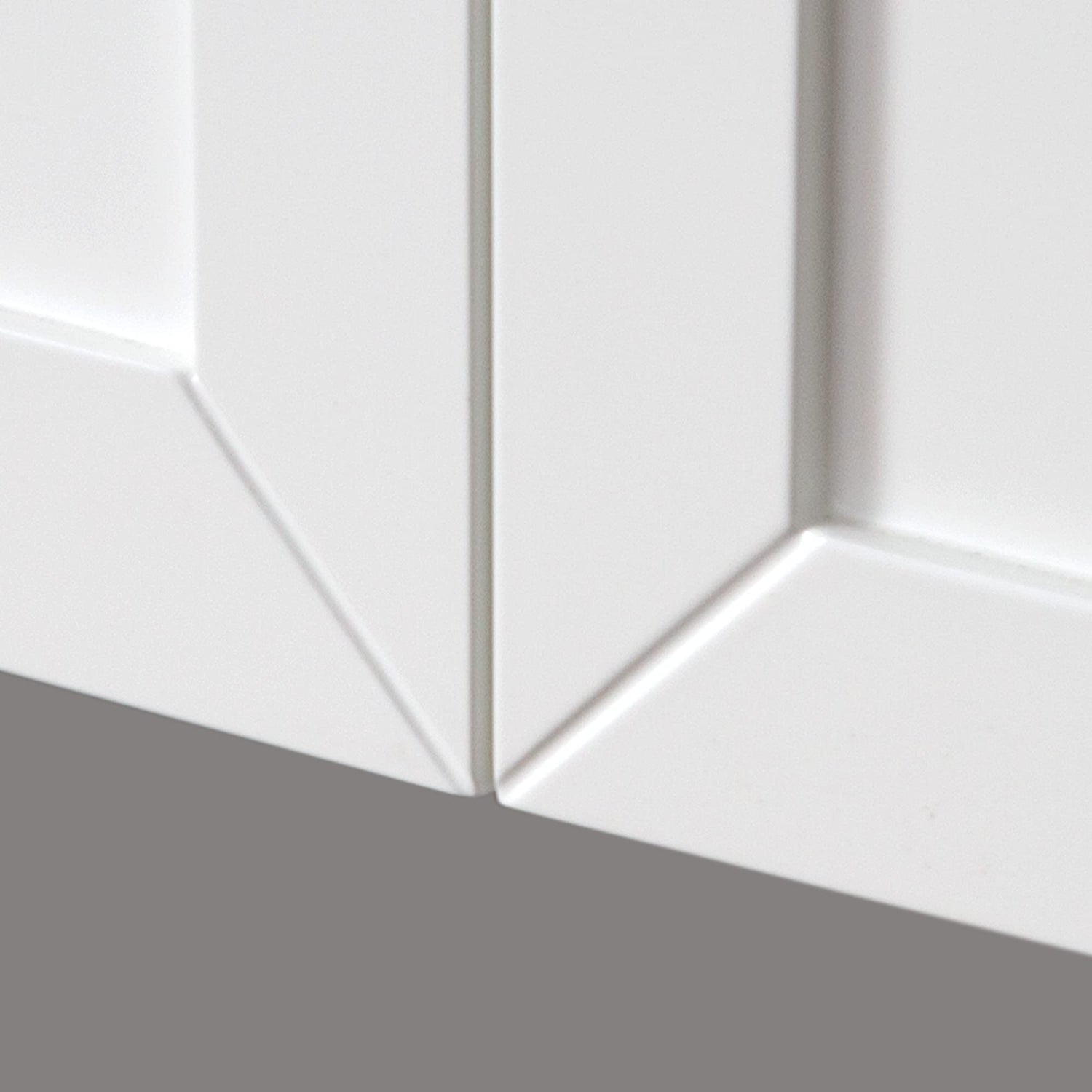 OONNEE White Bathroom Wall Cabinet 24x30 Inch Over Toilet Storage Cabinet Wall Mounted Wooden Medicine Cabinet with Adjustable Shelf, 2-Door Wall OONNEE