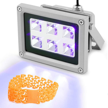 3D Printer UV Resin Curing Light for SLA/DLP 3D Printer Solidify Photosensitive Resin 405nm UV Resin with 6W Output Affect, DIY Curing Enclosue Skouphy