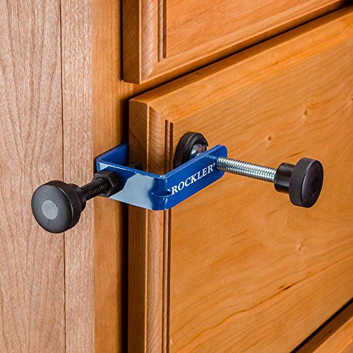 Rockler Cabinet Drawer Installation Clamps – Right, Left-Side Drawer, Cabinet Installation Tools – Steel, Plastic Drawer Front Clamps - Front Drawer ROCKLER