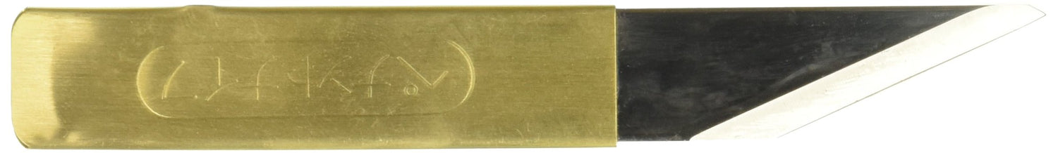 Yoshiharu Hamono Japanese Kiridashi Brass Knife Penanto Yoshiharu Hamono