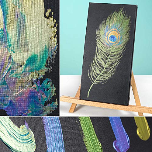 U.S. Art Supply Professional 12 Color Set of Iridescent Acrylic Paint, Large 75ml Tubes - Luminescent Special Effect Chameleon Color-Shifting Pearl U.S. Art Supply