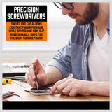 124-Piece Ultimate Screwdriver Set with Magnetic Tips & Racking, Premium Screw Driver Bits, Pricision Screwdrivers, Allen Keys, Nut Drivers and More SEDY