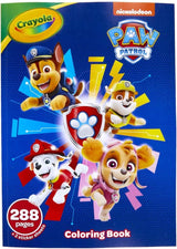 Crayola Paw Patrol Coloring Book with Stickers, Gift for Kids, 288 Pages, Ages 3, 4, 5, 6 Crayola