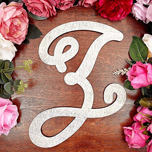 13-Inch Unfinished Wooden Monogram Letter Z, Rustic-Style Home Decor, Paintable Wood Alphabet Letters for Custom Signs, Party Decorations, Crafting Bright Creations