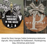 12 Pack 20 Inch Round Wood Circles for Crafts Unfinished Wood Circles Natural Round Wood Discs Blank Round Wood Signs Cutouts for Door Hangers, Door AWIZOM