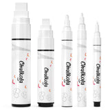 Chalk Artist Bundle- 5 White + 5 Black Chalk Markers Chalkola